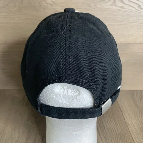 American Flag Front Ball Cap Black Adjustable Strap and Clamp Close - Picture 5 of 10